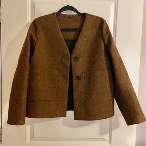 COS Brown Wool Jacket